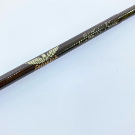  fenwick GFF907-3J/9'0""/#7 フライロッド　ソフト・ハードケース