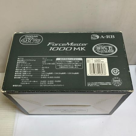  SHIMANO シマノ  11フォースマスター 1000MK　電動リール　箱・ケーブル付属 02893