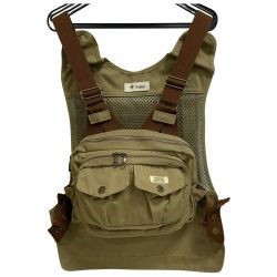 ★★ FORFIRE  チェストストラップベスト 汚れあり 6210151 カーキ Bランク