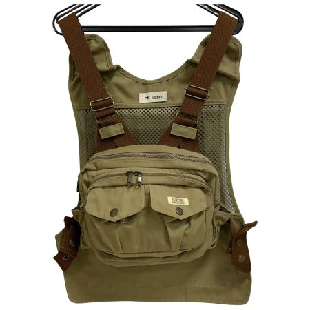  FORFIRE  チェストストラップベスト 汚れあり 6210151 カーキ