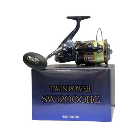  SHIMANO シマノ 09ツインパワーSW12000HG 　スピニングリール　キズあり 02332