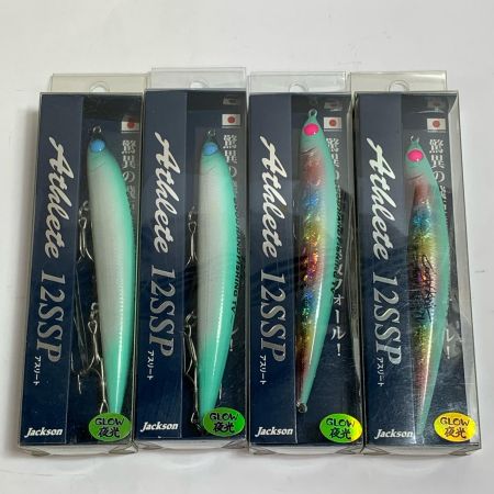  Jackson ジャクソン アスリート12SSP 4本セット 1本サイン入 ｱｽﾘｰﾄ12SSP ホーリーフィッシュ x シークレットアルビノ
