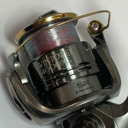  SHIMANO シマノ 11ツインパワー 4000XG  スピニングリール　キズあり　【ハンドルノブなし】 02699
