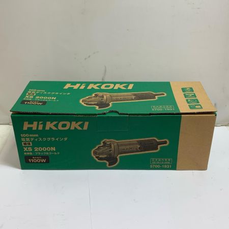  HiKOKI ハイコーキ 100mm 電気ディスクグラインダー　2024年11製 XS2000N