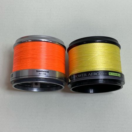  SHIMANO シマノ 03’パワーエアロ  スプール2個付　スピニングリール 01763