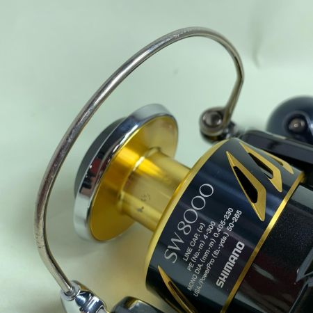  SHIMANO シマノ スピニングリール 13ステラSW8000PG キズ有  03069