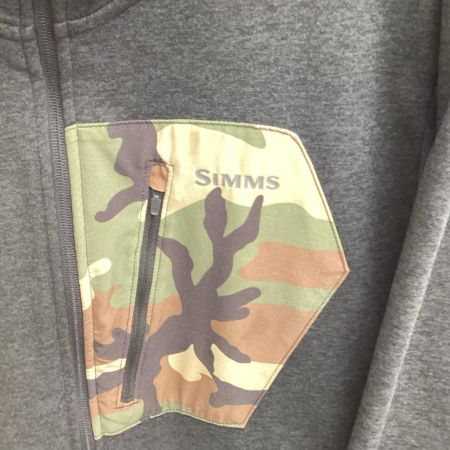 SIMMS 釣り服飾 フィッシングウェア 迷彩 フーディ― Lサイズ 迷彩