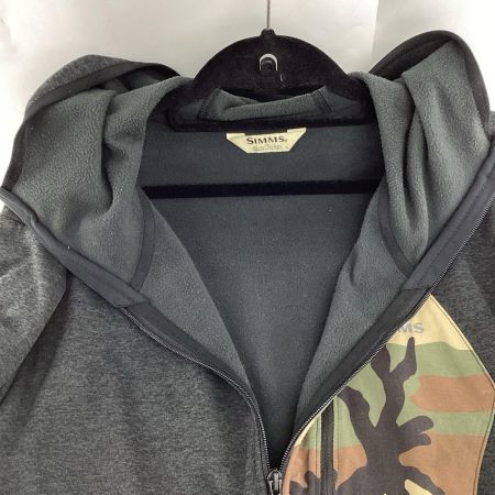 SIMMS 釣り服飾 フィッシングウェア 迷彩 フーディ― Lサイズ 迷彩