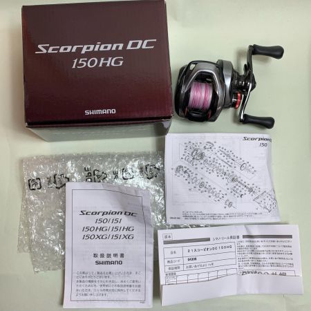  SHIMANO シマノ ベイトリール 04308 21スコーピオンDC 150HG 04308