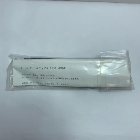  CARPENTER ルアー ペンシル  未使用品(S) BC-γ75-190