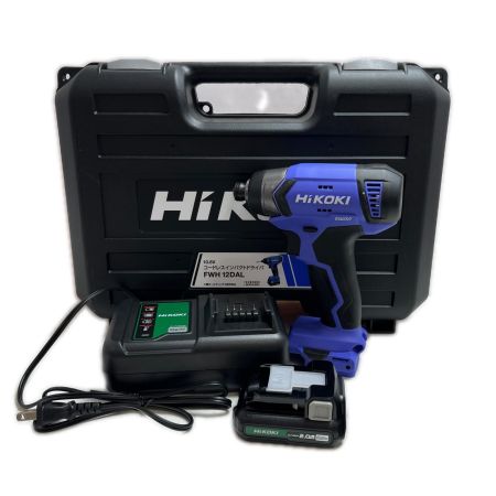 HiKOKI ハイコーキ インパクトドライバ  充電器・充電池2個・ケース付 コードレス式 10.8v FWH12DAL ネイビー