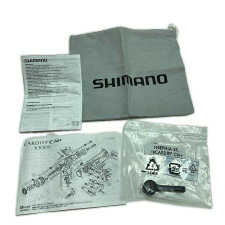  SHIMANO シマノ スピニングリール 18カーディフCl4+1000SHG 箱付 03934