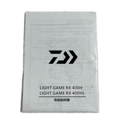  DAIWA ダイワ ベイトリール ライトゲームRX400H  00631060