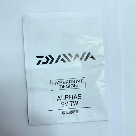 DAIWA ダイワ ベイトリール アルファス SV TW 800S-XHL キズ有 00630228