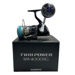 SHIMANO シマノ スピニングリール 21ツインパワーSW 4000XG 夢屋ハンドル/純正ハンドル 04221 Cランク