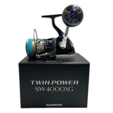 SHIMANO シマノ スピニングリール 21ツインパワーSW 4000XG 夢屋ハンドル/純正ハンドル 04221