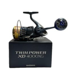 SHIMANO シマノ スピニングリール  17ツインパワーXD 4000XG  リールスタンド/夢屋ハンドル 03747 Cランク