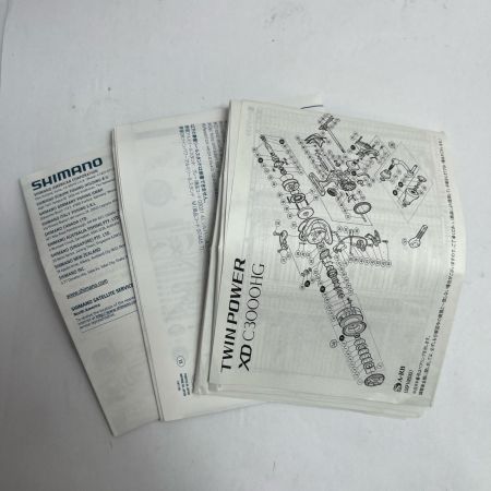 SHIMANO シマノ スピニングリール  17ツインパワーXD 4000XG  リールスタンド/夢屋ハンドル 03747
