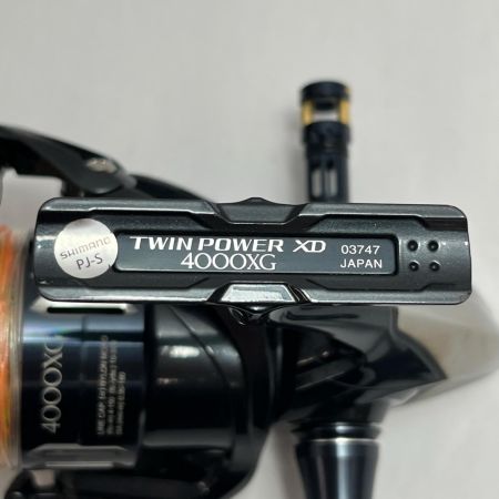 SHIMANO シマノ スピニングリール  17ツインパワーXD 4000XG  リールスタンド/夢屋ハンドル 03747