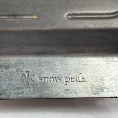 snowpeak スノーピーク 鉄板 グリルホットプレート深型　サビあり