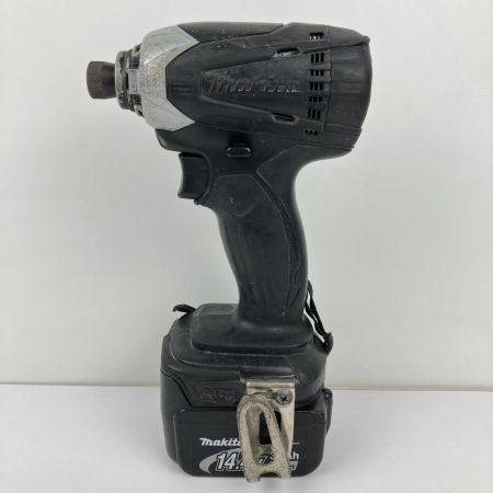  MAKITA マキタ 14.4V 充電式インパクトドライバ 充電器 バッテリー×2付 TD134DX2 ブラック