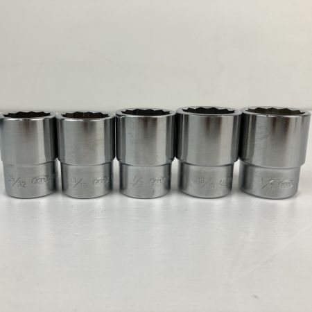 ЗЗ KTC ケーティーシー ソケットレンチセット 差込角12.7ｍｍ ケース付 BB313R ブルー