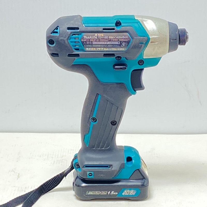 中古】 MAKITA マキタ 10.8V 充電式インパクトドライバ TD110D ブルー