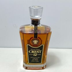 ΦΦ【北海道内限定発送】 CREST サントリークレスト 【未開栓品】ジャパニーズ　700㎖　箱無　12年　43度 Sランク 未開栓