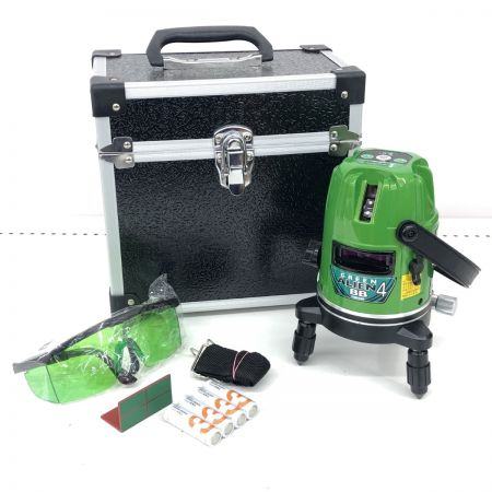 ДД 山真  レーザー機器 レーザー墨出し器 付属品完備 GA-04BB グリーン