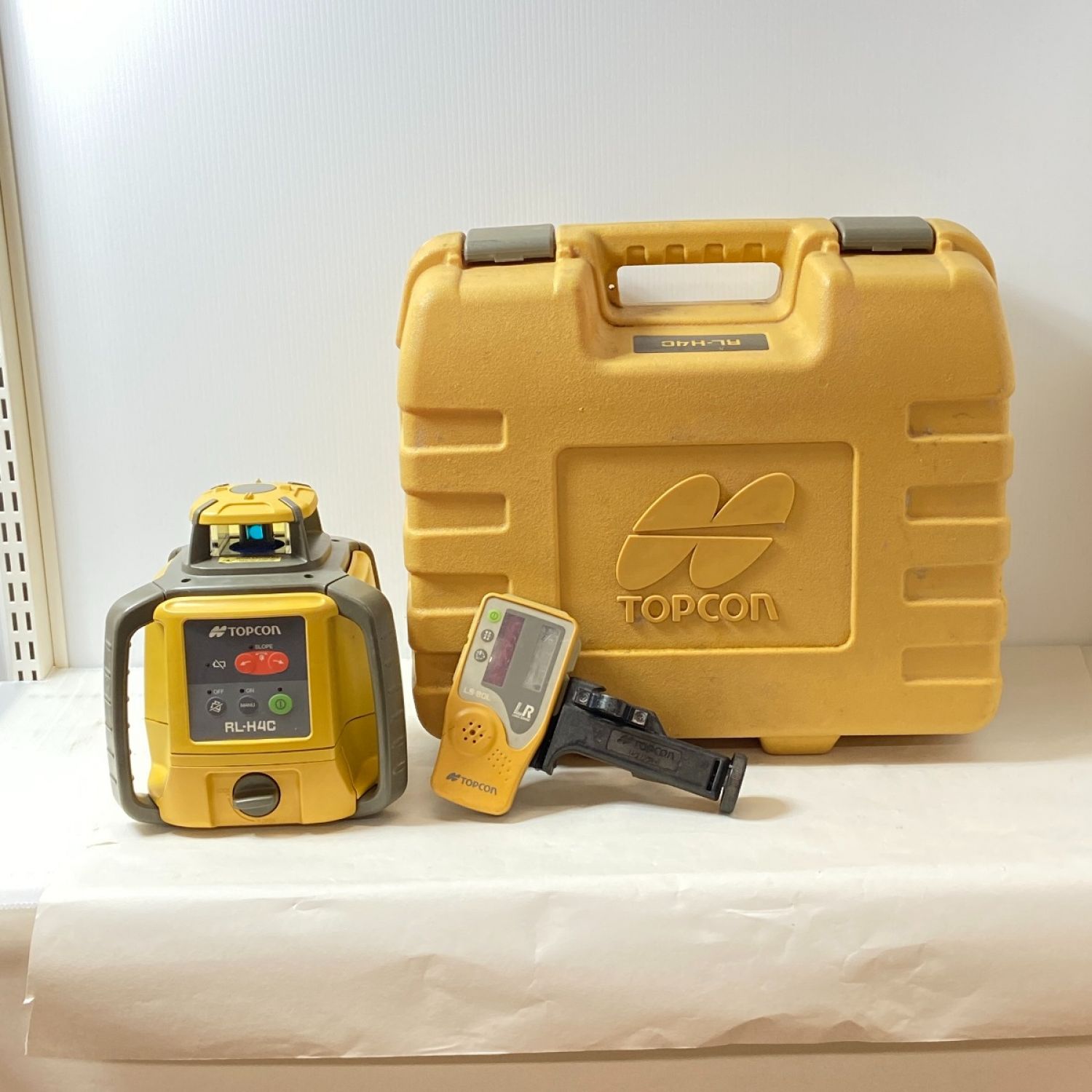 中古】 TOPCON ローテーティングレーザー RL-H4C イエロー Cランク