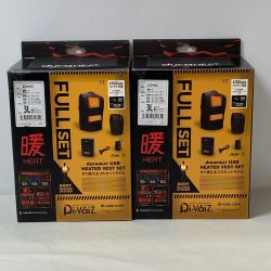 ΦΦ DIVAIZ 【未使用品】電熱ベスト　モバイルバッテリーセット　3Lサイズ2個セット 2204AZ Sランク