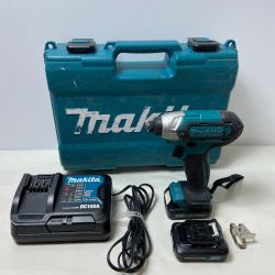 ΦΦ MAKITA マキタ インパクトドライバ　充電器・充電池2個・ケース付 TD110DSHX ブルー Bランク