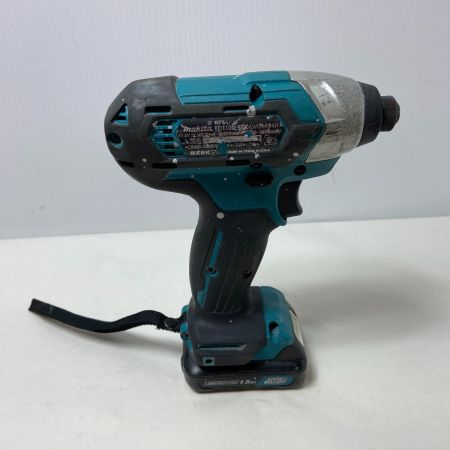  MAKITA マキタ インパクトドライバ　充電器・充電池2個・ケース付 TD110DSHX ブルー