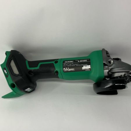 HiKOKI ハイコーキ 工具 電動工具 ディスクグラインダー 充電器・充電池2個・ケース付  G3610DC(2XPZ) グリーン 未使用品