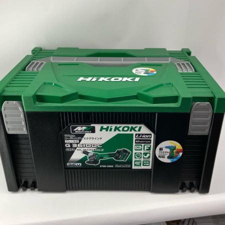 HiKOKI ハイコーキ 工具 電動工具 ディスクグラインダー 充電器・充電池2個・ケース付  G3610DC(2XPZ) グリーン 未使用品
