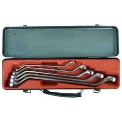 ЗЗ KTC ケーティーシー ロングメガネレンチセット 5個 ケース付  MB256 Bランク