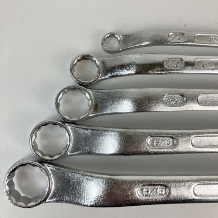 ЗЗ KTC ケーティーシー ロングメガネレンチセット 5個 ケース付  MB256