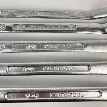 ЗЗ KTC ケーティーシー ロングメガネレンチセット 5個 ケース付  MB256