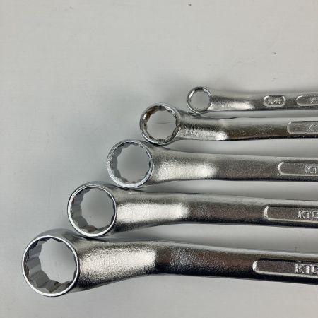 ЗЗ KTC ケーティーシー ロングメガネレンチセット 5個 ケース付  MB256