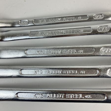 ЗЗ KTC ケーティーシー ロングメガネレンチセット 5個 ケース付  MB256