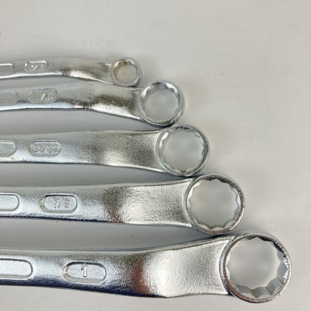 ЗЗ KTC ケーティーシー ロングメガネレンチセット 5個 ケース付  MB256
