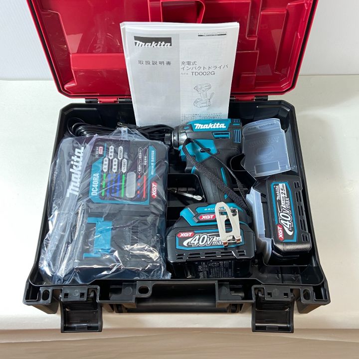 MAKITA マキタ 【未使用品】インパクトドライバ 40Ｖ TD002GRDX ブルー｜中古｜なんでもリサイクルビッグバン