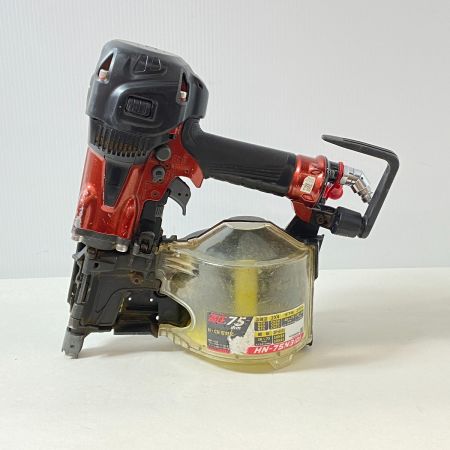  MAX マックス エア釘打ち　高圧　 ケース付  HN-75N3 レッド