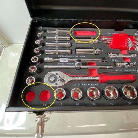  ASTRO PRODUCTS アストロプロダクツ ツールセット【※4点欠品】 TS193 ブラック