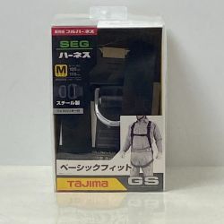 ΦΦ TAJIMA タジマ 【未使用品】ハーネス　ベーシックフィット　Mサイズ AGSM-BK Sランク