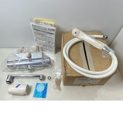 ΦΦ KVK 【未使用品】デッキ形サーモスタット式シャワー KF771TK Aランク