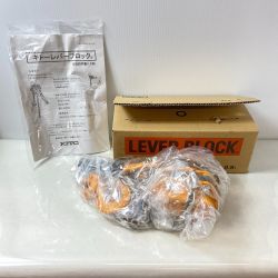 ΦΦ KITO キトー 【未使用品】レバーブロック　0.8t LB008 Sランク