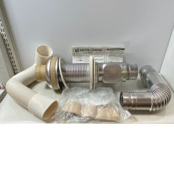 ΦΦ タカラ 【未使用品】石油給湯機器用部材　給排気筒 QU8-2LM シルバー Sランク