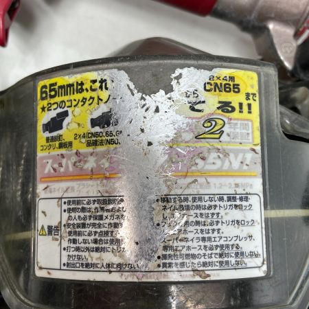  MAX マックス エアネイラ　高圧 HN-65N1 レッド