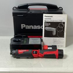 ΦΦ Panasonic パナソニック 充電式スティックドリルドライバー EZ7421LA2S-R レッド Bランク